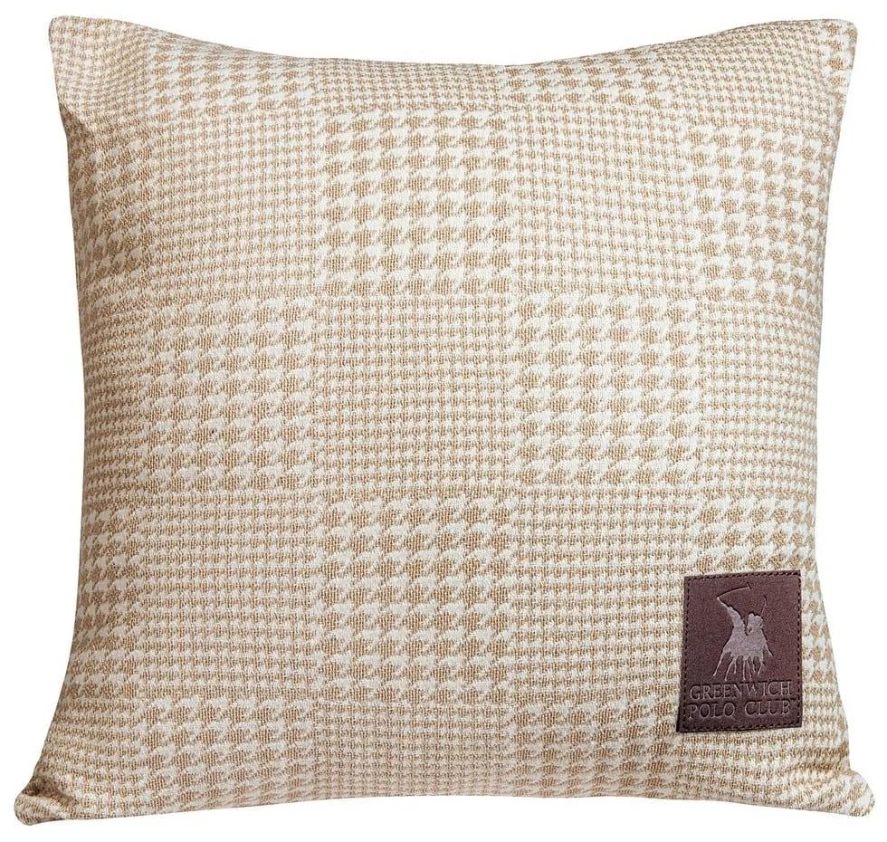 Διακοσμητικό Μαξιλάρι (Με Γέμιση) 2785 Ecru-Beige Greenwich Polo Club 42Χ42 Cotton-Polyester