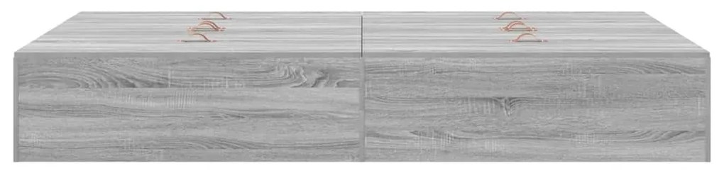 vidaXL Σκελετός Κρεβατιού Γκρι sonoma 120 x 200 cm Επεξεργασμένο ξύλο