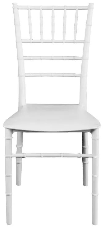 Καρέκλα Tiffany pp σε λευκή απόχρωση 42x40x89εκ 40x40x89 εκ.