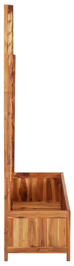vidaXL Ζαρντινιέρα Υπερυψωμένη με Καφασωτό 85x38x150 εκ. Ξύλο Ακακίας