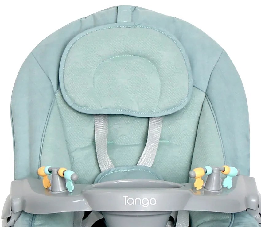 Βρεφικό ρηλάξ & κούνια TANGO 2 σε 1 Frosty Green Stars 10090072146 Lorelli Bertoni