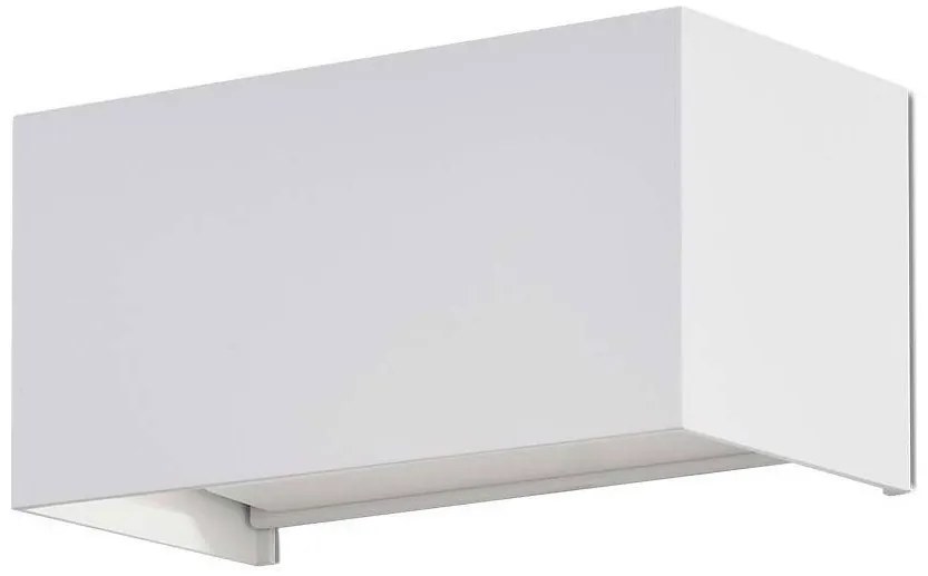 Απλίκα Φωτιστικό Τοίχου LED 24W 230V 120° 2720lm IP65 Up-Down Ορθογώνιο Φυσικό Λευκό Άσπρο 2976 VTAC-2976-Λευκό 2976