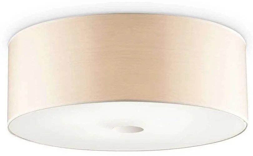 Φωτιστικό Οροφής-Πλαφονιέρα Woody 090900 50x18cm 4xE27 60W Beige Ideal Lux