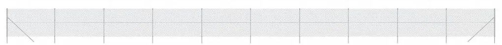 Συρματόπλεγμα Περίφραξης Ασημί 1,4 x 25 μ. με Στύλους - Ασήμι