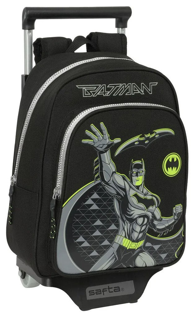 Σχολική Τσάντα με Ρόδες Batman Game over Μαύρο 27 x 33 x 10 cm