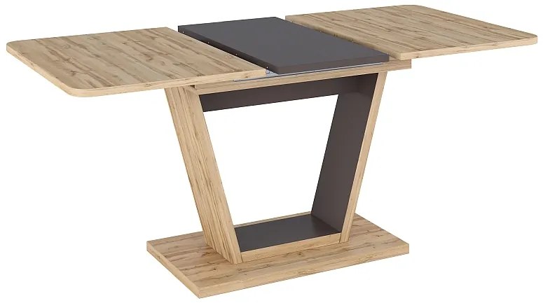 TABLE NIGEL OAK WOTAN / BROWN 120(160)X80 (D) DIOMMI NIGELDWBR120D