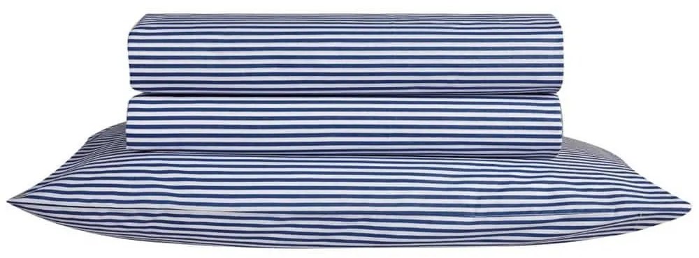 Σεντόνι Dixon B 01 Με Λάστιχο Blue Kentia Μονό 100x235cm 100% Βαμβάκι