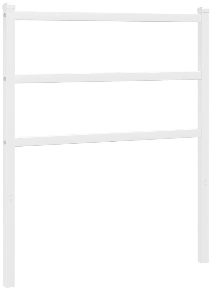 vidaXL Κεφαλάρι Λευκό 80 εκ. Μεταλλικό