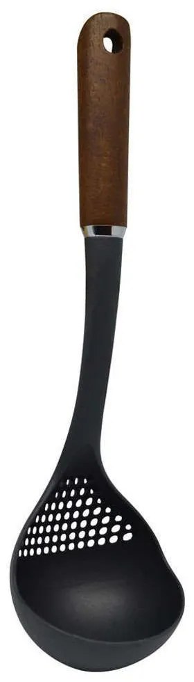 Κουτάλα Βαθιά Με Ξύλινη Λαβή 809660 49x9,3cm Black Ankor Plastic