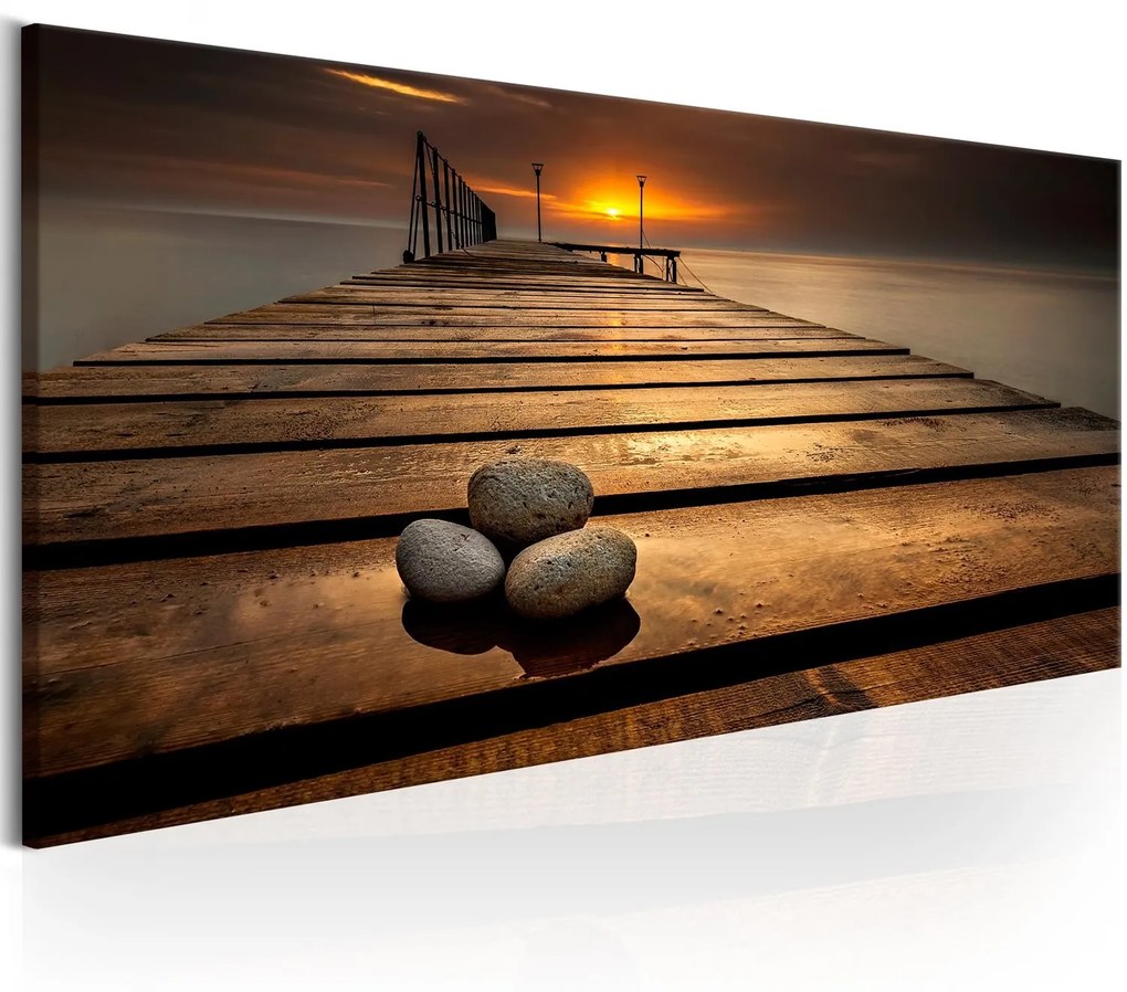 Πίνακας - Stones on the Pier 135x45