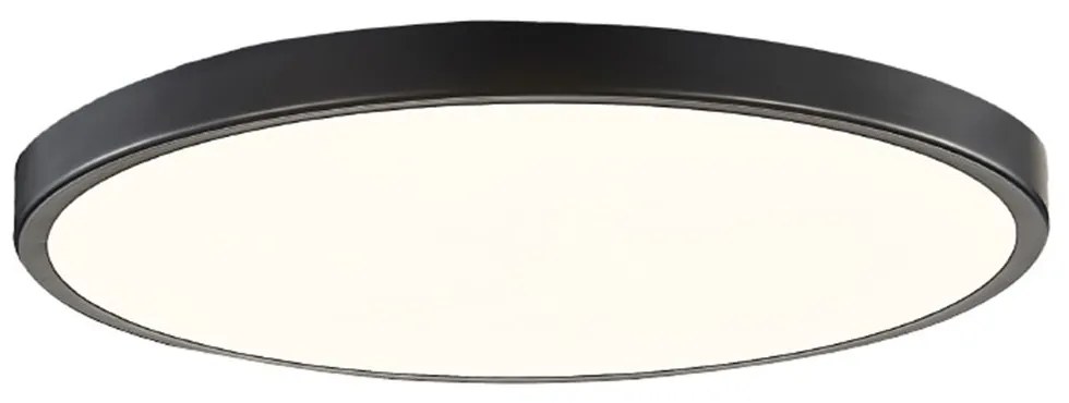 Φωτιστικό Οροφής - Πλαφονιέρα 42035-D Led Φ30x5cm 1680Lm 24W 3CCT Black Inlight