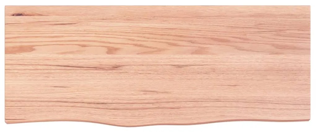 vidaXL Πάγκος Μπάνιου Ανοιχτό Καφέ 100x40x2 εκ. Επεξ. Μασίφ Ξύλο