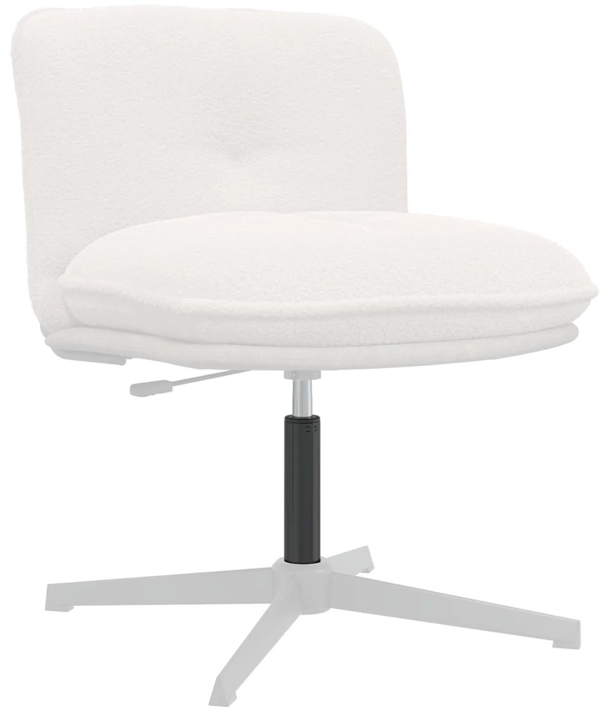 vidaXL Κύλινδρος Αερίου Καρέκλας Γραφείου Μαύρο 15,5 εκ Σίδερο