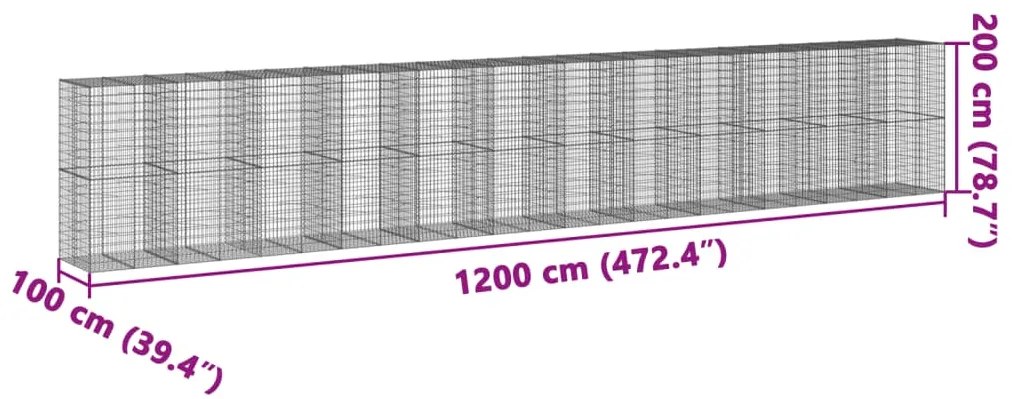 ΣΥΡΜΑΤΟΚΙΒΩΤΙΟ ΜΕ ΚΑΛΥΜΜΑ 1200X100X200ΕΚ. ΓΑΛΒΑΝΙΣΜΕΝΟ ΧΑΛΥΒΑ 3295247