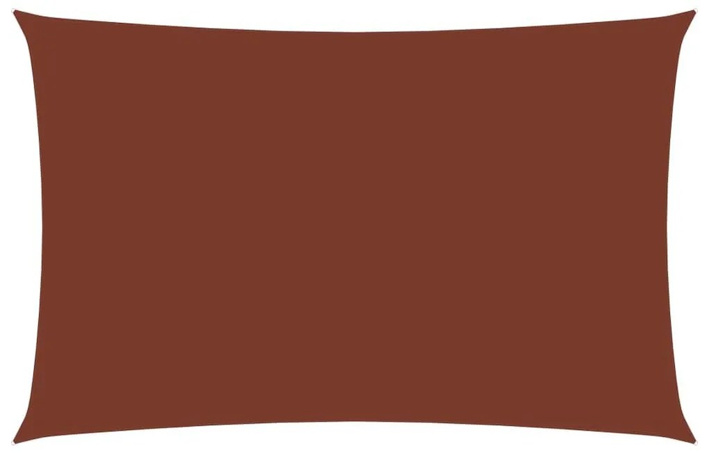Πανί Σκίασης Ορθογώνιο Τερακότα 6 x 8 μ. από Ύφασμα Oxford - Πορτοκαλί