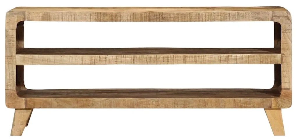 ντουλάπι τηλεόρασης vidaXL 105x46x32 cm μασίφ ξύλο ακατέργαστο μάνγκο