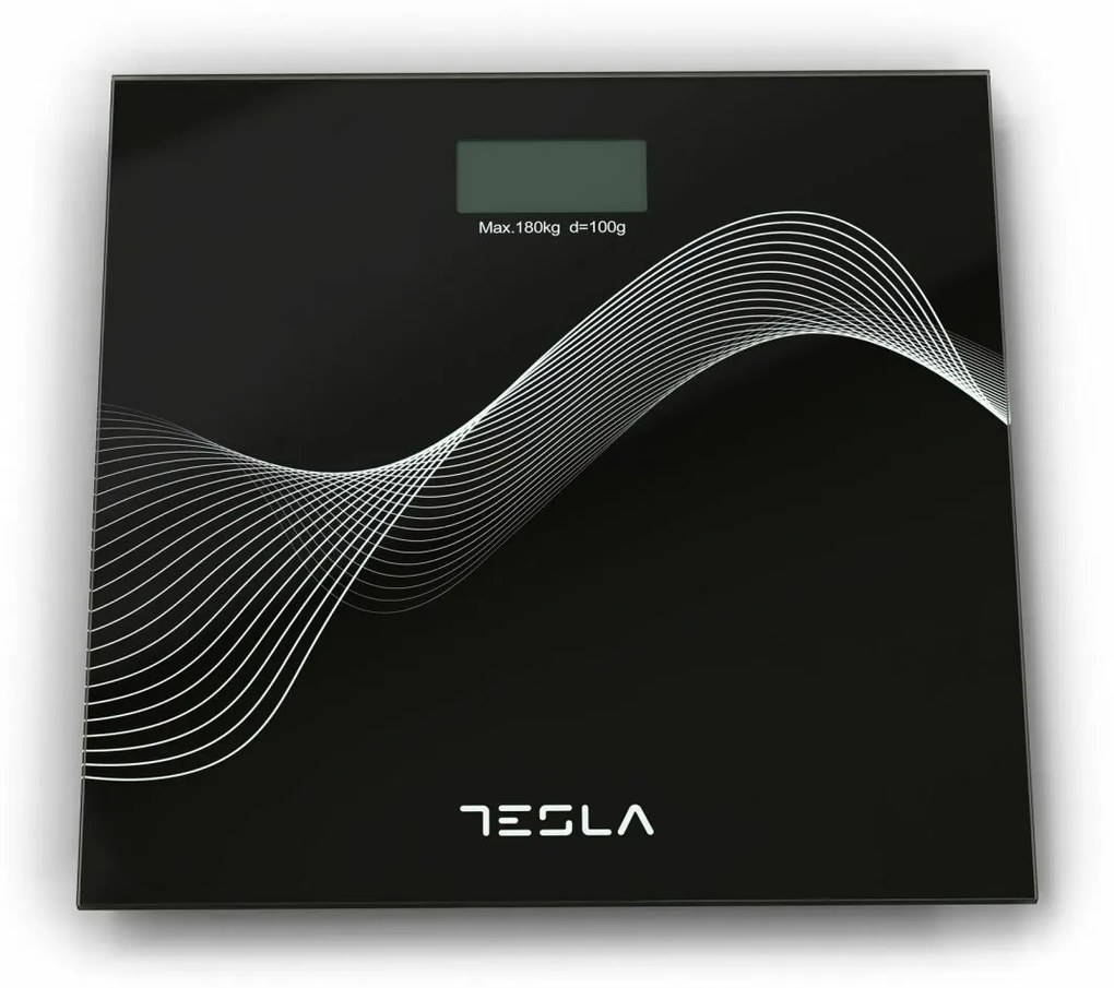 Tesla BS102B Ψηφιακή Ζυγαριά σε Μαύρο χρώμα