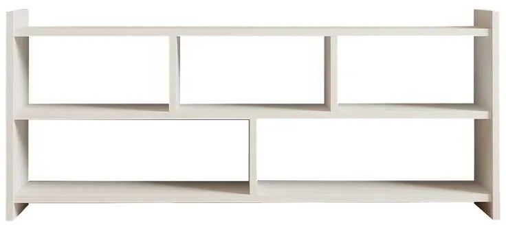 Έπιπλο τηλεόρασης Kapri pakoworld σε λευκή απόχρωση 120x28x55εκ
