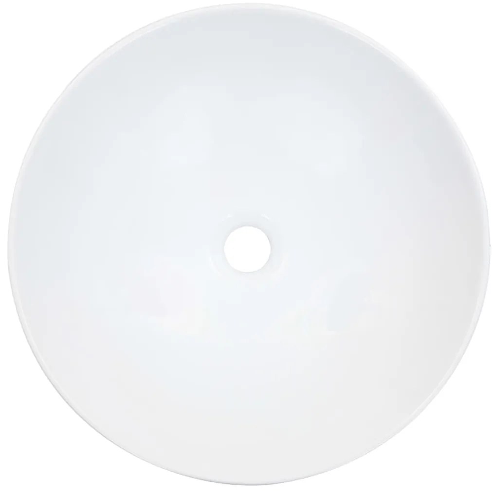 vidaXL Νιπτήρας Λευκός 41 x 12,5 εκ. Κεραμικός