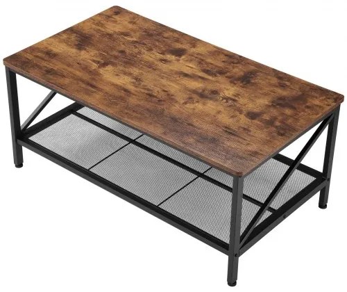 VEVOR 3 Pieces Living Room Table Sets 41.3 in Coffee Table with 2 End Tables