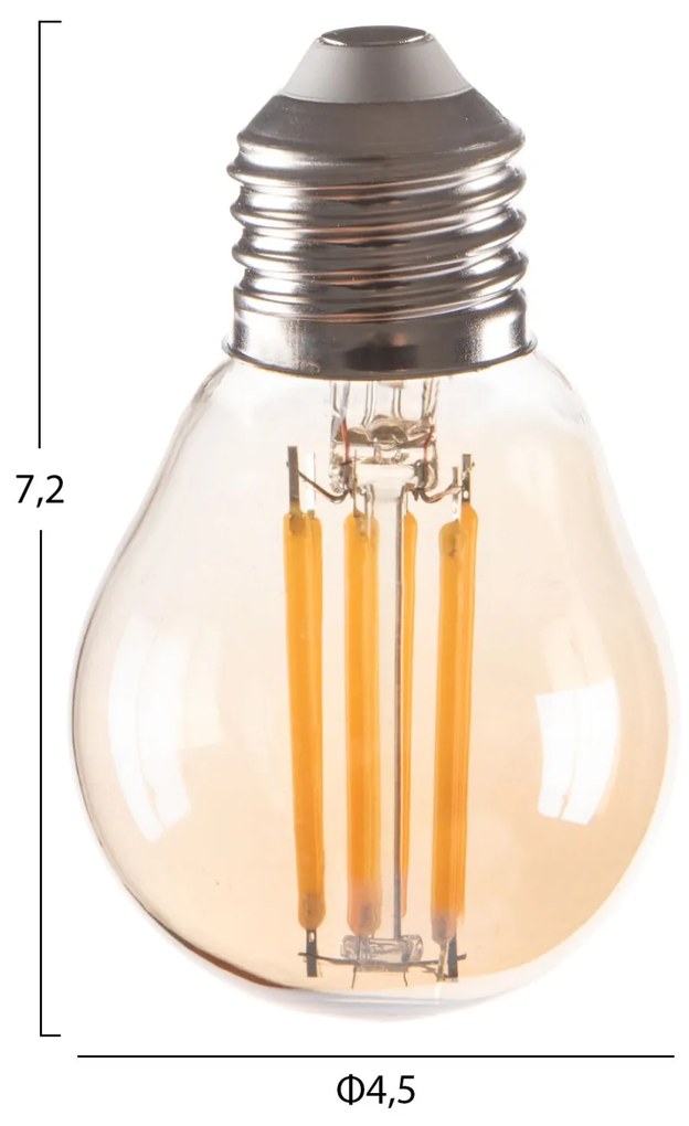 Λαμπτήρας Led Filament 6W E27 3000K Gold Dimmable