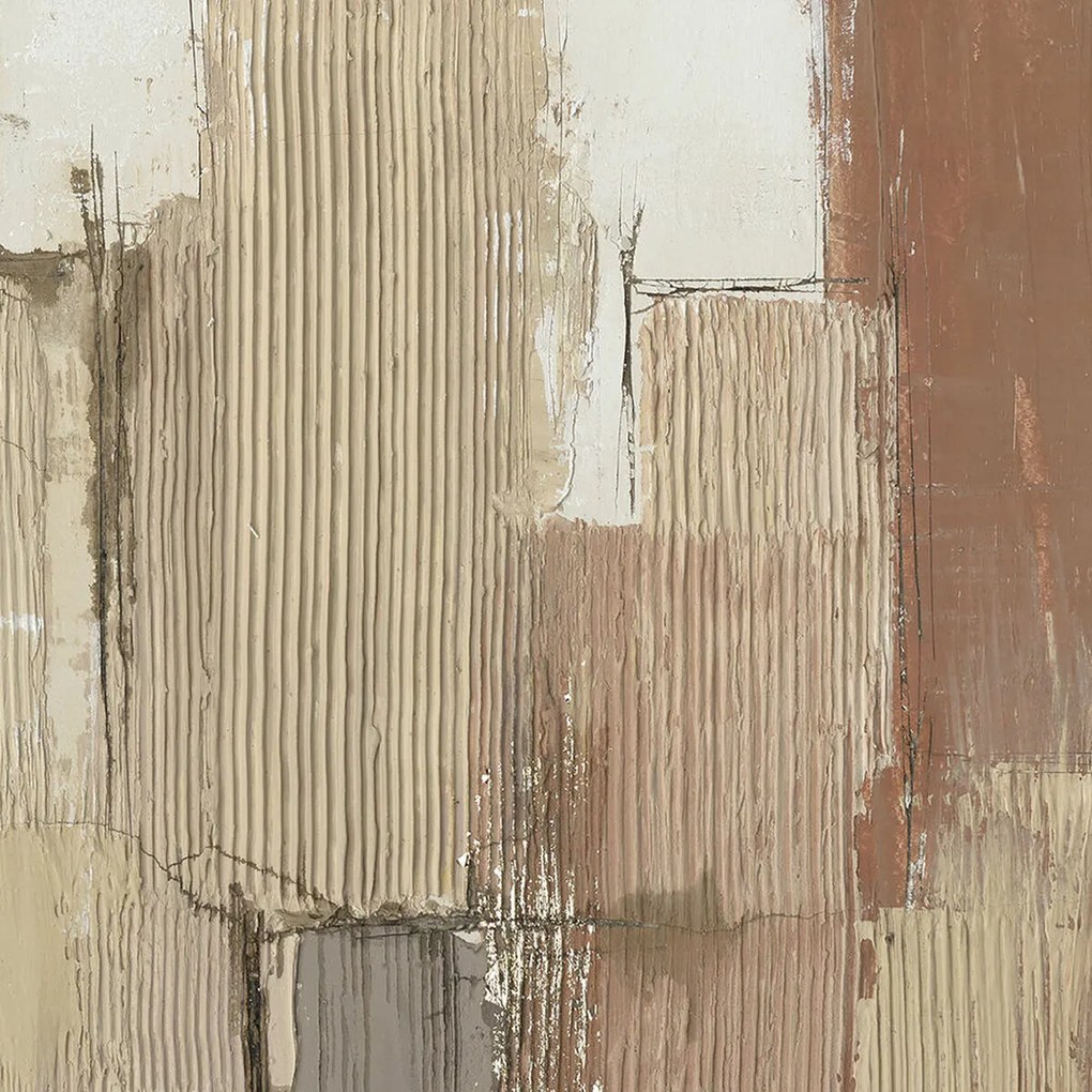 Καμβάς DKD Home Decor Τζίντζερ Καμβάς 100 x 2,4 x 100 cm