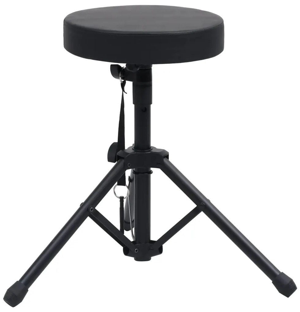 vidaXL Κάθισμα Ντραμς Ρυθμιζόμενο Στρογγυλό Μαύρο