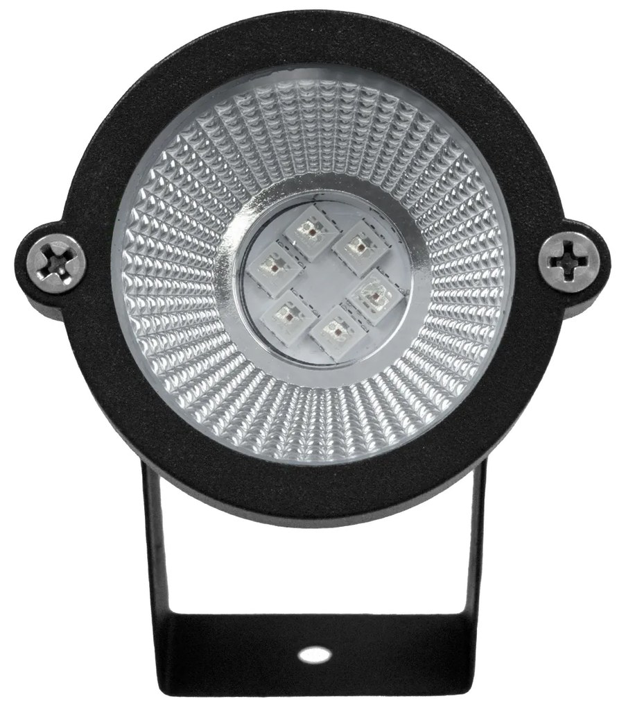 GloboStar 75588 Προβολάκι Κήπου Καρφωτό - Δαπέδου Epistar 5050 SMD LED 10W 1000lm 35° DC 24V με Ασύρματο Χειριστήριο 2.4Ghz Αδιάβροχο IP67 Πολύχρωμο RGB Dimmable