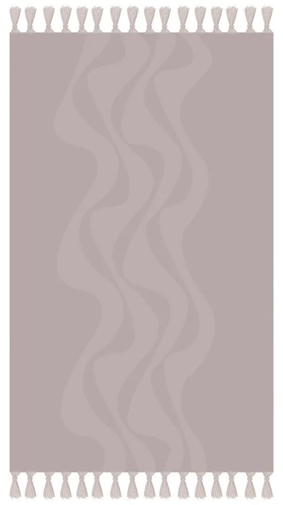 Πετσέτα Θαλάσσης - Παρεό Scopelos 26 Beige Kentia Θαλάσσης 90x180cm 100% Cotton