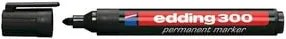 EDDING ανεξίτηλος μαρκαδόρος 300, 1.5-3mm, επαναγεμιζόμενος, μαύρος