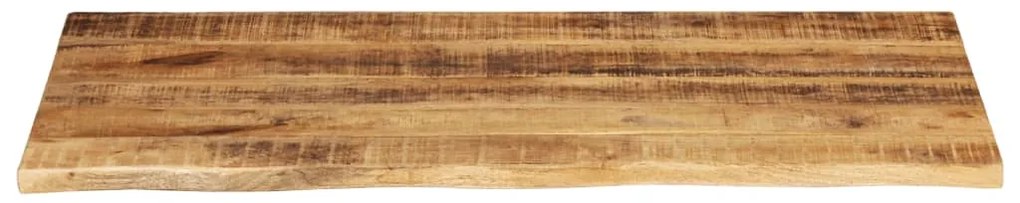 vidaXL Επιφάνεια Τραπεζιού 110x60x2,5 εκ. Live Edge Μασίφ Ξύλο Μάνγκο