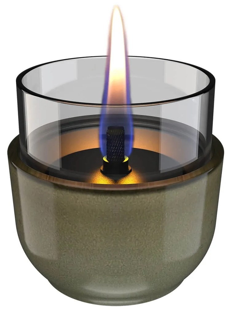 Επιτραπέζια Εστία Φωτιάς Violet 8 Reactive Glaze Tenderflame με διάρκεια καύσης 3 - 4 ώρες, χωρητικότητα δεξαμενής 150ml και διαστάσεις 8.3x8cm - Gree