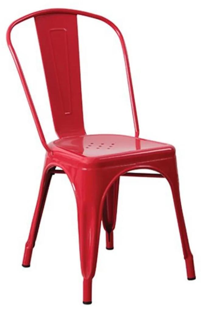 Καρέκλα Relix Red Ε5191,2 45Χ51Χ85 cm