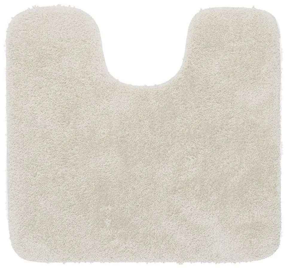Πατάκι Λεκάνης Angora Off White Sealskin 55x60 Πολυέστερ