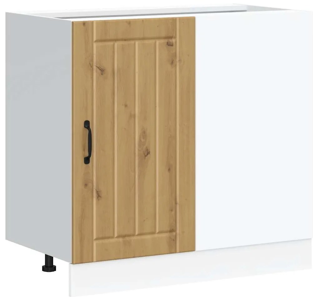 vidaXL Ντουλάπι βάσης νεροχύτη "Lucca" Artisan Oak Engineered Wood