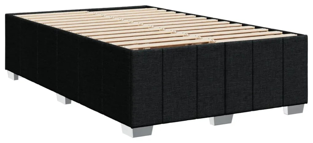 ΚΡΕΒΑΤΙ BOXSPRING ΜΕ ΣΤΡΩΜΑ ΜΑΥΡΟ 120X190 ΕΚ. ΥΦΑΣΜΑΤΙΝΟ 3291616