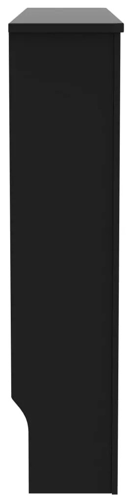 vidaXL Κάλυμμα Καλοριφέρ Μαύρο 112 x 19 x 81,5 εκ. από MDF