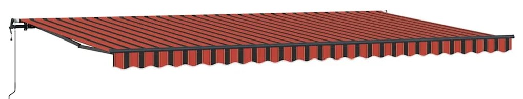 vidaXL Σκηνίτσα Αναδιπλούμενη πορτοκαλί και καφέ 600 x 350 εκ