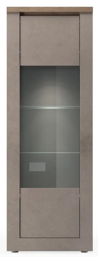 Έπιπλο Τηλεόρασης Ανθρακί Οξειδωμένο 121x43x57