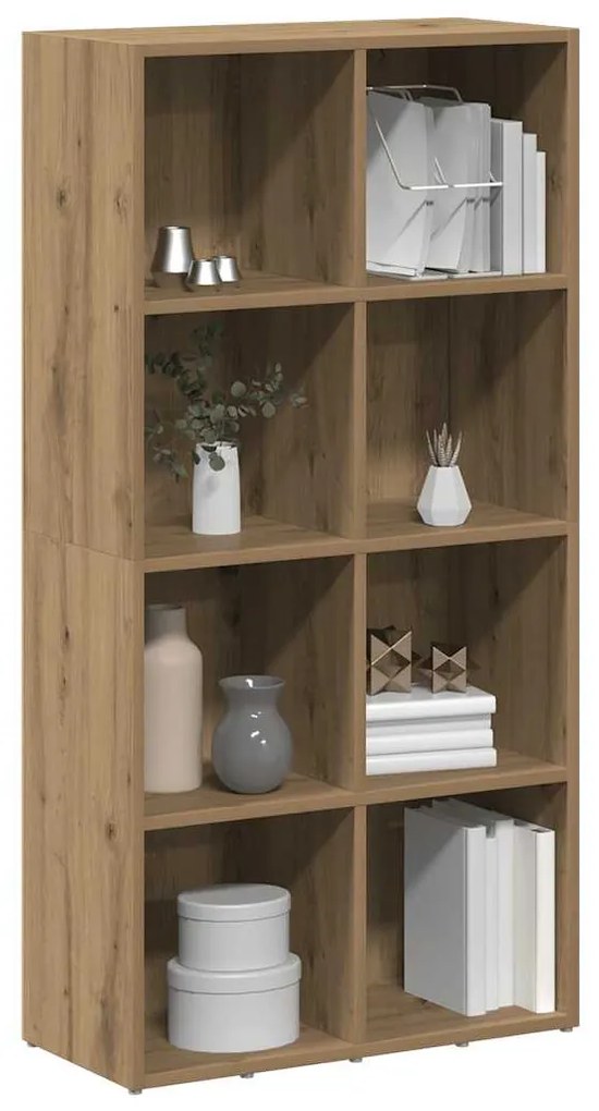 vidaXL Ντουλάπι βιβλίων Artisan Oak 66x30x130 cm Κατασκευασμένο ξύλο