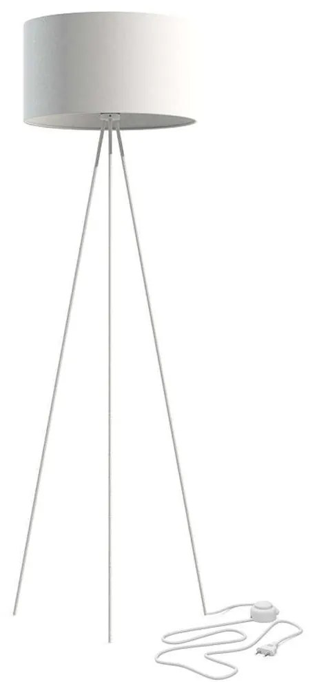 Φωτιστικό Δαπέδου Cadilac 8191 1xE27 max 40W White Nowodvorski Metal, Fabric