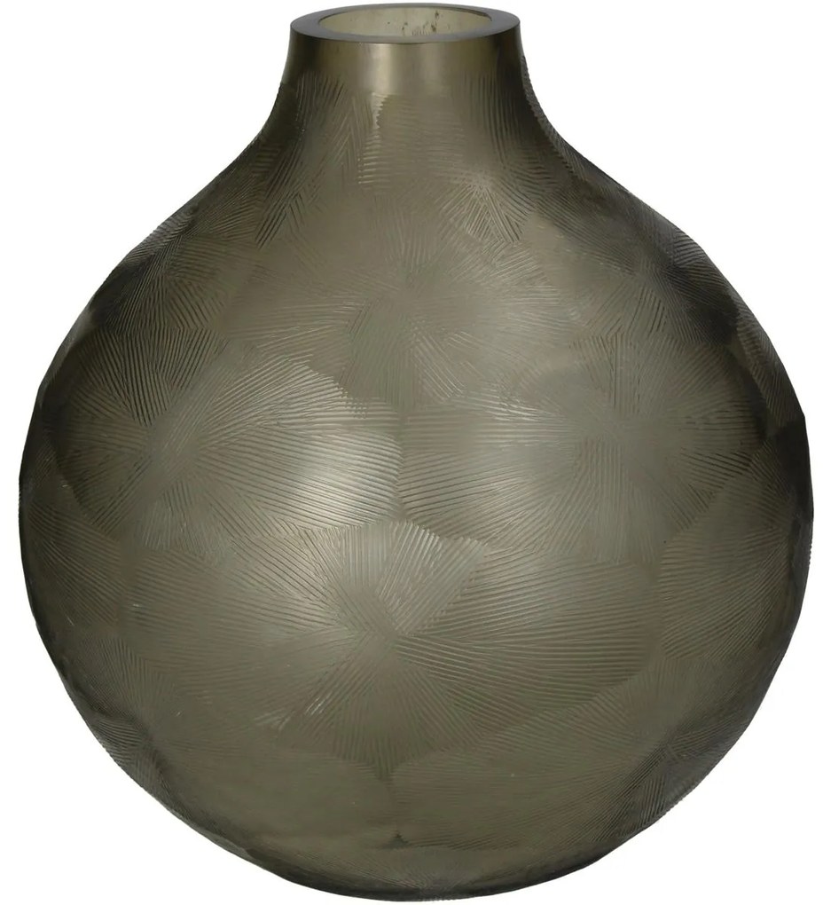 Βάζο ArteLibre Μπεζ Γυαλί 27x27x30.5cm