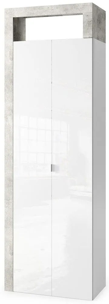 ΣΤΗΛΗ ΜΠΑΝΙΟΥ ΛΕΥΚΟ / ΚΑΦΕ 64x35x188