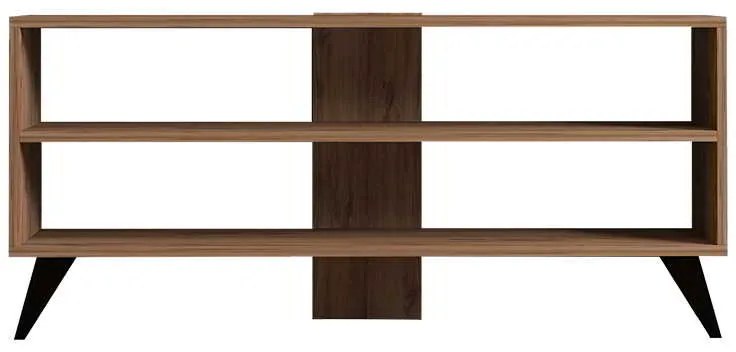 Έπιπλο τηλεόρασης Prestige pakoworld σε sonoma απόχρωση 120x29,6x50εκ
