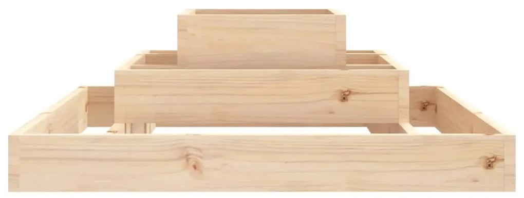 vidaXL Ζαρντινιέρα 80 x 80 x 27 εκ. από Μασίφ Ξύλο Πεύκου