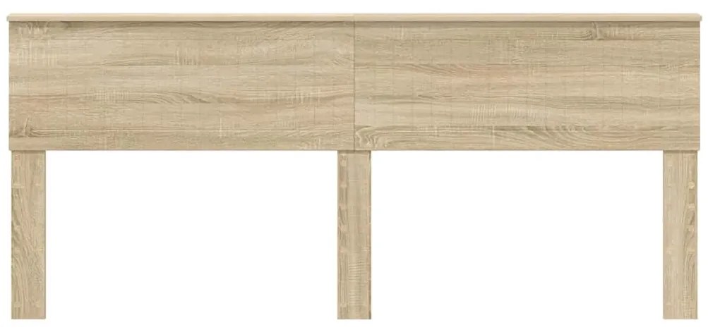 vidaXL Κεφαλάρι με κεφαλάρι Δρύς Sonoma 200 cm Επεξεργασμένο ξύλο