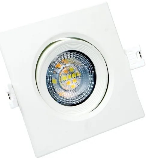 Χωνευτό Σποτ Φωτιστικό Οροφής LED CCT SMD 7W 3000K-6000K IP44 Λευκό Epistar 6447 Spotlight-6447-Λευκό 6447