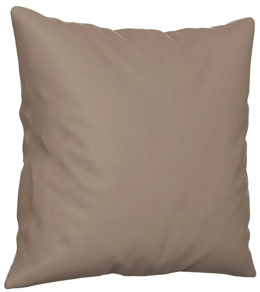 Μαξιλάρια Διακοσμητικά 2 τεμ. Taupe 40x40 εκ. Ύφασμα Μικροϊνών - Μπεζ-Γκρι