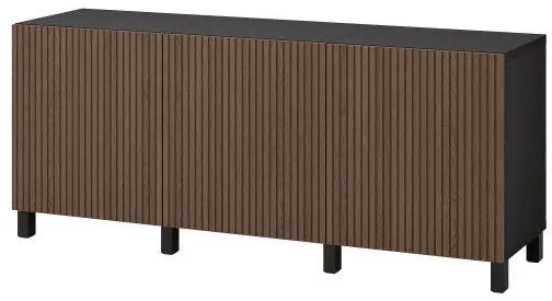 BESTÅ σύνθεση αποθήκευσης με πόρτες, 180x42x74 cm 994.217.37