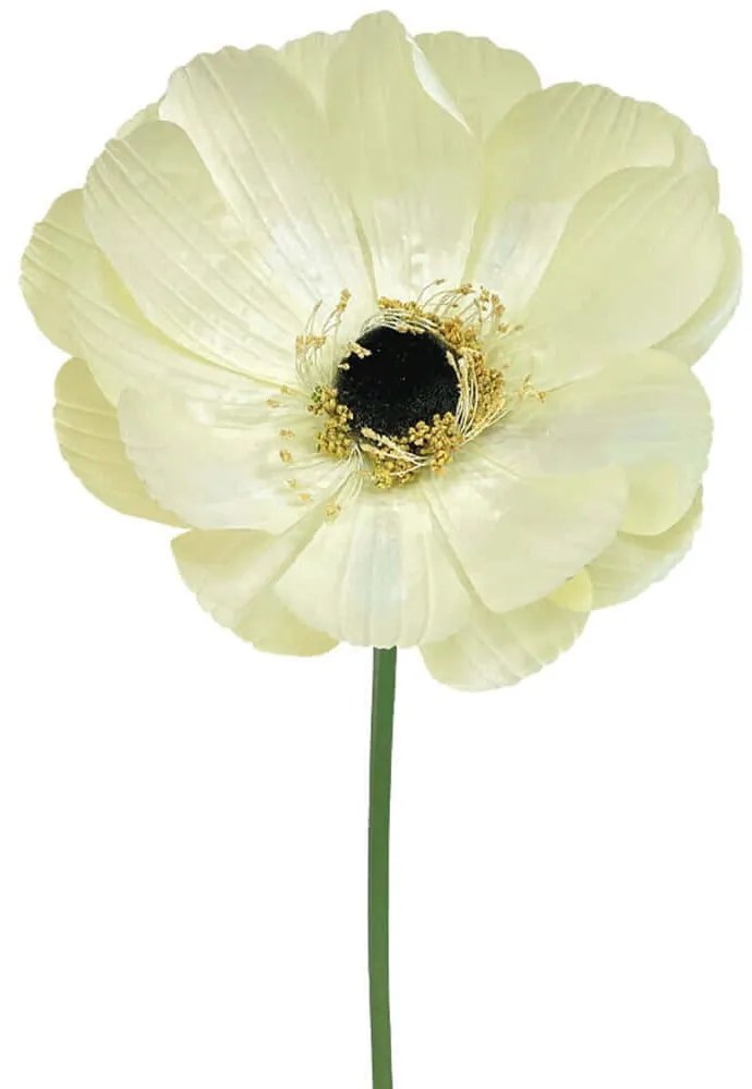 Τεχνητό Λουλούδι Ανεμώνη 00-23857-50-1 Φ55x150cm Light Yellow Marhome Ύφασμα,Πλαστικό